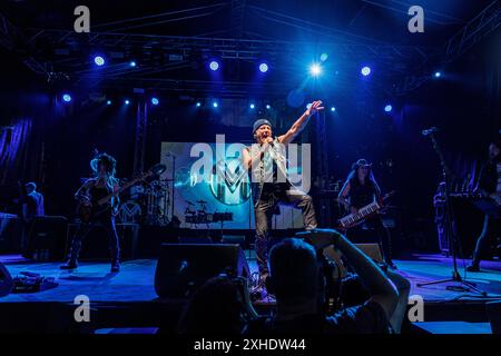 Zagreb, Croatia. 13th July, 2024. Bruce Dickinson concert in Zagreb, Croatia on 13. July 2024. Photo: Mia Slafhauzer/PIXSELL Credit: Pixsell/Alamy Live News Stock Photo