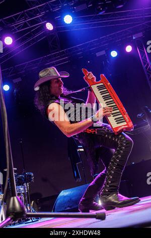 Zagreb, Croatia. 13th July, 2024. Bruce Dickinson concert in Zagreb, Croatia on 13. July 2024. Photo: Mia Slafhauzer/PIXSELL Credit: Pixsell/Alamy Live News Stock Photo