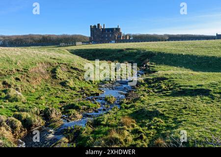 The Castle of Mey, near the village of Mey, on the north coast of Caithness, Scotland, UK. Stock Photo