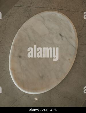 White Calacatta Marble Tray Stock Photo