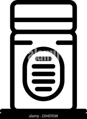 Simple laundry program icon for washing machine showing a front load washing machine with laundry program settings Stock Vector