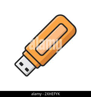 flash disk icon vector design template in white background Stock Vector