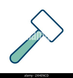 hammer icon vector design template in white background Stock Vector