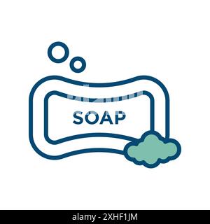 soap icon vector design template in white background Stock Vector
