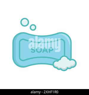 soap icon vector design template in white background Stock Vector