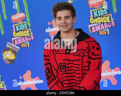 Los Angeles, USA. 13th July, 2024. Jack Griffo arrives at the Nickelodeon Kids' Choice Awards 2024 held at the The Barker Hangar in Santa Monica, CA on Saturday, ?July 13, 2024. (Photo By Sthanlee B. Mirador/Sipa USA) Credit: Sipa USA/Alamy Live News Stock Photo