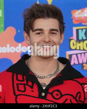 Los Angeles, USA. 13th July, 2024. Jack Griffo arrives at the Nickelodeon Kids' Choice Awards 2024 held at the The Barker Hangar in Santa Monica, CA on Saturday, ?July 13, 2024. (Photo By Sthanlee B. Mirador/Sipa USA) Credit: Sipa USA/Alamy Live News Stock Photo