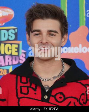 Los Angeles, USA. 13th July, 2024. Jack Griffo arrives at the Nickelodeon Kids' Choice Awards 2024 held at the The Barker Hangar in Santa Monica, CA on Saturday, ?July 13, 2024. (Photo By Sthanlee B. Mirador/Sipa USA) Credit: Sipa USA/Alamy Live News Stock Photo