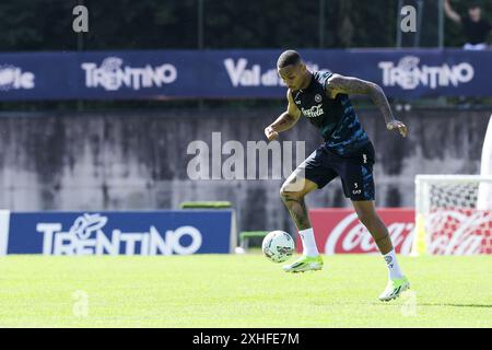 Napoli's Brazilian defender Natan during SSC Napoli's 2024-25 preseason training camp in val di sole in Trentino, Dimaro Folgarida&#xA;&#xA; Stock Photo