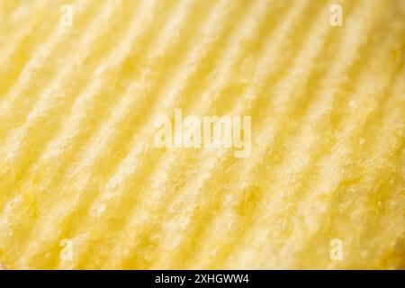 Potato chip pattern texture background closeup Stock Photo - Alamy