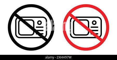 Do not microwave icon Black line art vector in black and white outline set collection sign Stock Vector