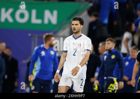 Cologne, Germany - 06 19 2024: Anthony Ralston  seen during UEFA Euro 2024 game between national teams of Scotland and Switzerland at Rheinenergiestad Stock Photo