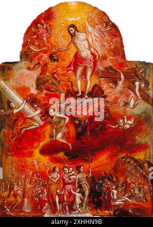 painting by El Greco (Modena Triptych) mount sinai Stock Photo - Alamy
