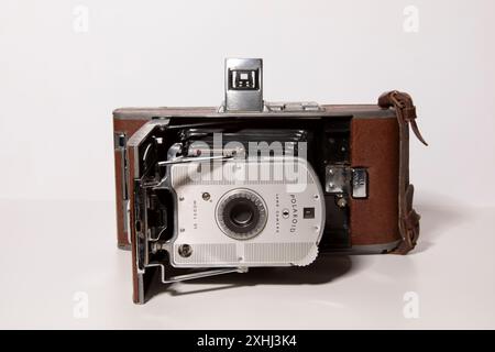 Vintage Polaroid Land Camera Stock Photo