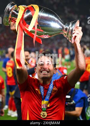 Spain's Mikel Oyarzabal celebrates after scoring the opening goal ...