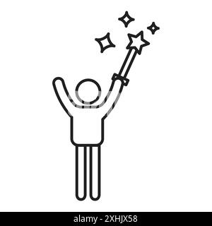 celebration icon Black line art vector in black and white outline set collection sign Stock Vector