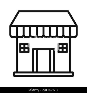 Store icon vector logo set collection or bundle pack group Stock Vector