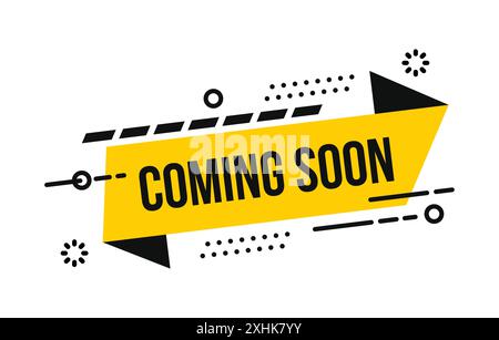 coming soon grunge ribbon. coming soon sign. coming soon banner Stock ...