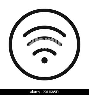Wifi icon vector logo set collection or bundle pack group Stock Vector