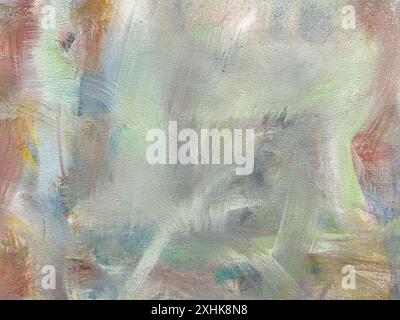 multicolored hand painted background. abstract artistic painting on canvas. Stock Photo