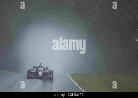 Elkhart Lake, Wi, USA. 8th June, 2024. SANTINO FERRUCCI (14) of Woodbury, Connecticut drives on track during practice for the XPEL Grand Prix at the Road America in Elkhart Lake WI. (Credit Image: © Walter G. Arce Sr./ASP via ZUMA Press Wire) EDITORIAL USAGE ONLY! Not for Commercial USAGE! Stock Photo