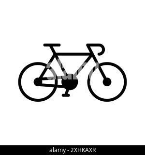 bicycle icon vector design template in white background Stock Vector