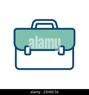 briefcase icon vector design template in white background Stock Vector