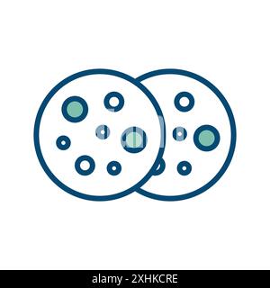 cookies icon vector design template in white background Stock Vector