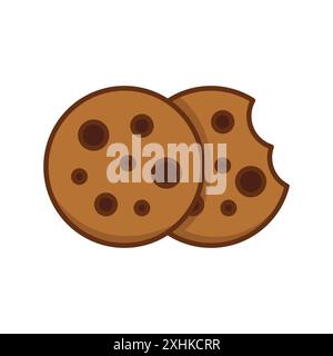 cookies icon vector design template in white background Stock Vector