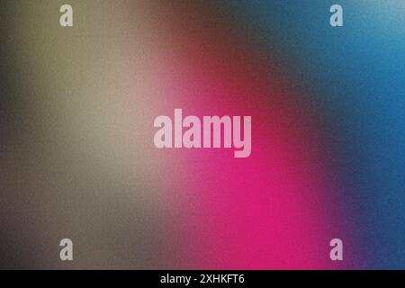 Abstract background featuring a gradient of pink, blue, and gray with a subtle grain texture, perfect for modern and vibrant designs Stock Photo