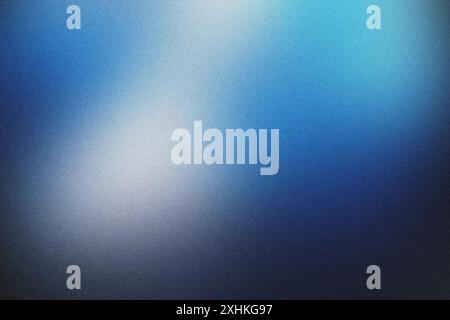 Blue abstract background with a textured gradient fading into white Stock Photo