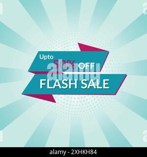 Super Sale. sale banner with text Super Sale. Design elements for sale, discount. Vector Illustration Stock Vector