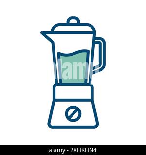 kitchen blender icon vector design template in white background Stock Vector