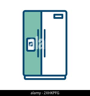 refrigerator icon vector design template in white background Stock Vector