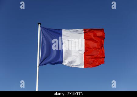 France, French flag, blue, white, red Stock Photo