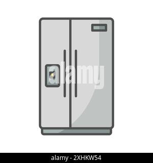 refrigerator icon vector design template in white background Stock Vector