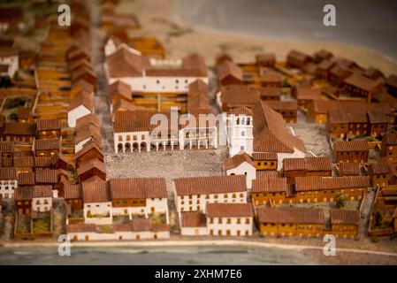 Detail of model of Panamá Viejo prior to 1671, Museum of Old Panama ...