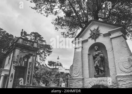 The Gothic Pavilion at Portmeirion Stock Photo - Alamy