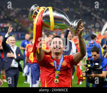 Spain's Mikel Oyarzabal celebrates after scoring the opening goal ...