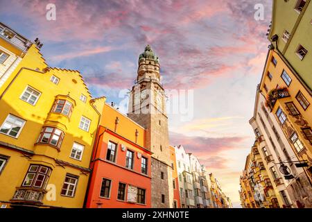 Old city of Innsbruck, Austria Stock Photo