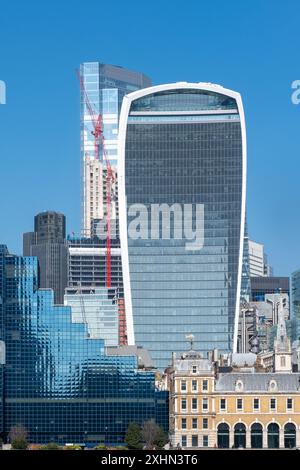 The Walkie talkie skyscraper building or 20 Fenchurch Street, London England UK Stock Photo