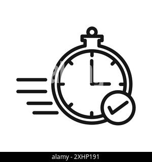 quick response icon Black line art vector in black and white outline ...