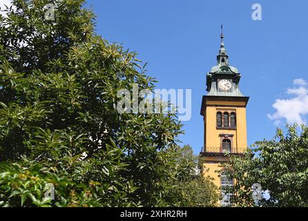 Augustusburg 08.07.2024, Augustusburg, Blick auf die Kirche St.Petri *** Augustusburg 08 07 2024, Augustusburg, View of St. Peters Church Stock Photo