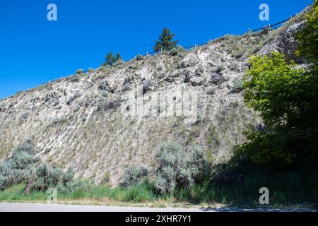 Knox Mountain Park in Kelowna, British Columbia, Canada Stock Photo