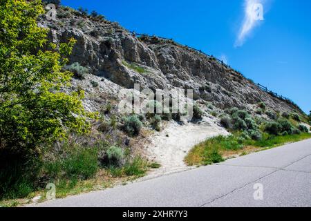 Knox Mountain Park in Kelowna, British Columbia, Canada Stock Photo