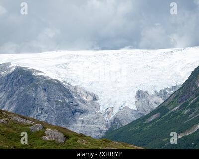 Glacier near Tungestølen, Norway Stock Photo