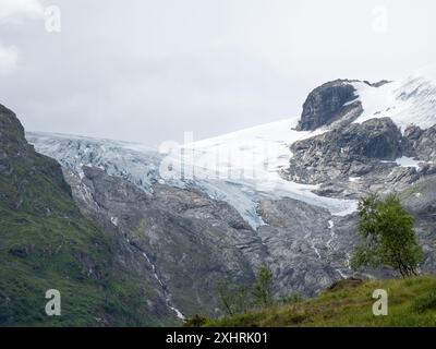 Glacier near Tungestølen, Norway Stock Photo