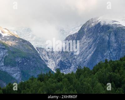 Glacier near Tungestølen, Norway Stock Photo