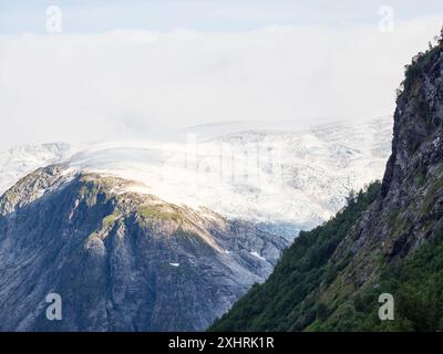 Glacier near Tungestølen, Norway Stock Photo