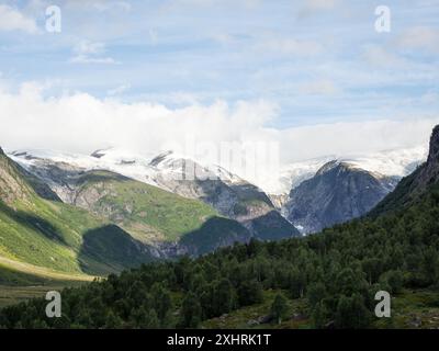 Glacier near Tungestølen, Norway Stock Photo